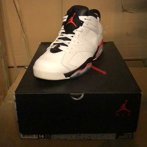 Jordan Retro Infrared 6 Lows White/Blk